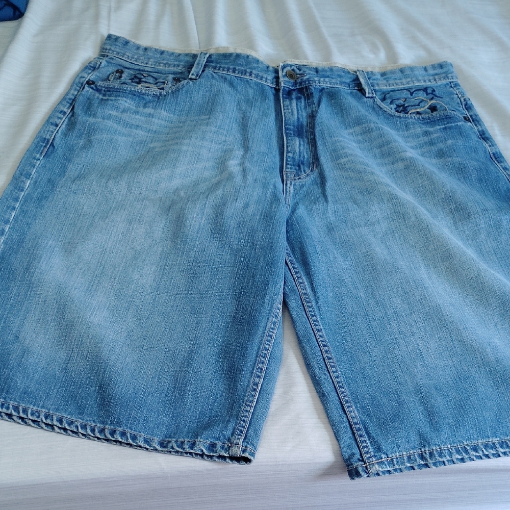 Ecko Men's Blue Denim Shorts